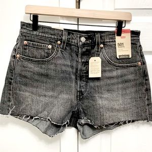 Levi’s 501 High Rise Shorts - Better Weather Black - 30 - NWT